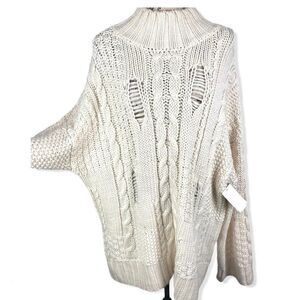 Current Elliot Chunky distressed Sweater